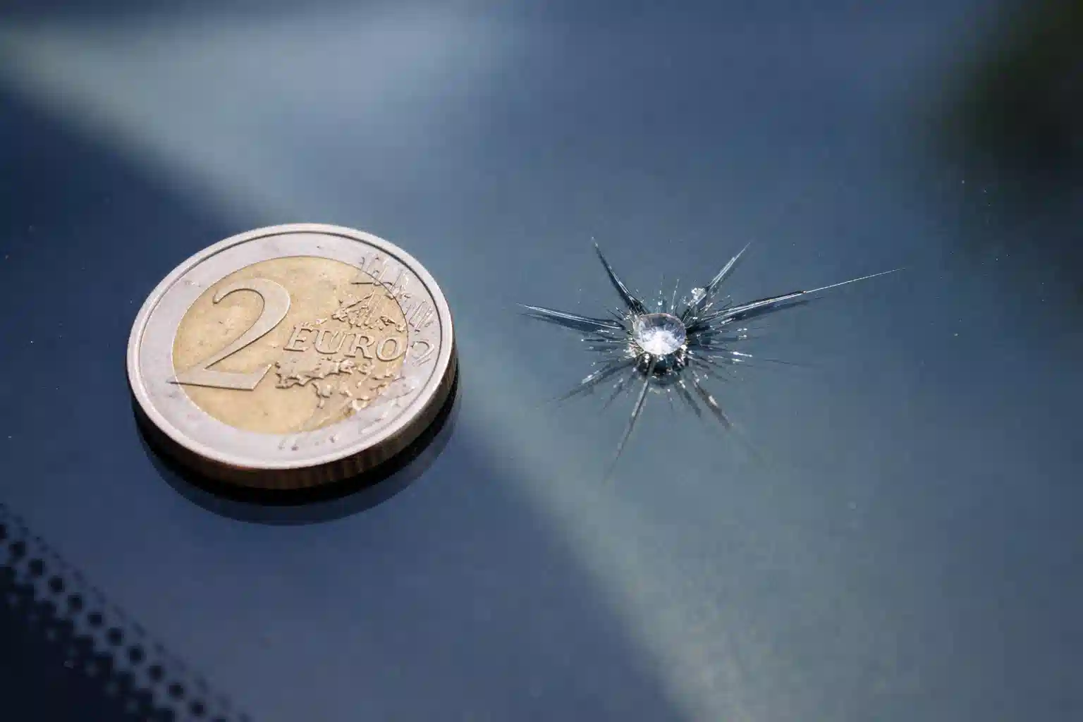 Petit impact sur pare-brise